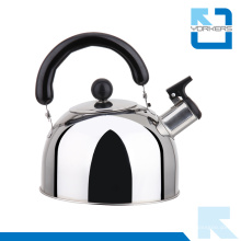 Flat Bottom Tyle Acier inoxydable Whistling Kettle and Water Kettle